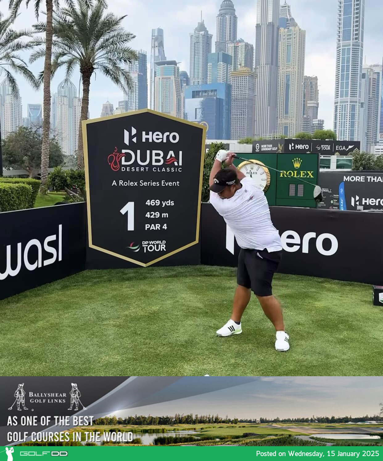 โปรอาร์ม กิรเดช อภิบาลรัตน์ เตรียมเข้าร่วม รายการ Hero Dubai Desert Classic ชิง รางวัลรวม $9,000,000 เหรียญสหรัฐ