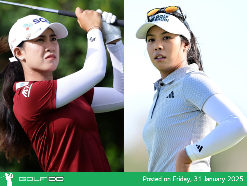 "เมียว" ปาจรีย์ เปิดตัวสวยในรอบแรกของ Hilton Grand Vacations Tournament of Champions