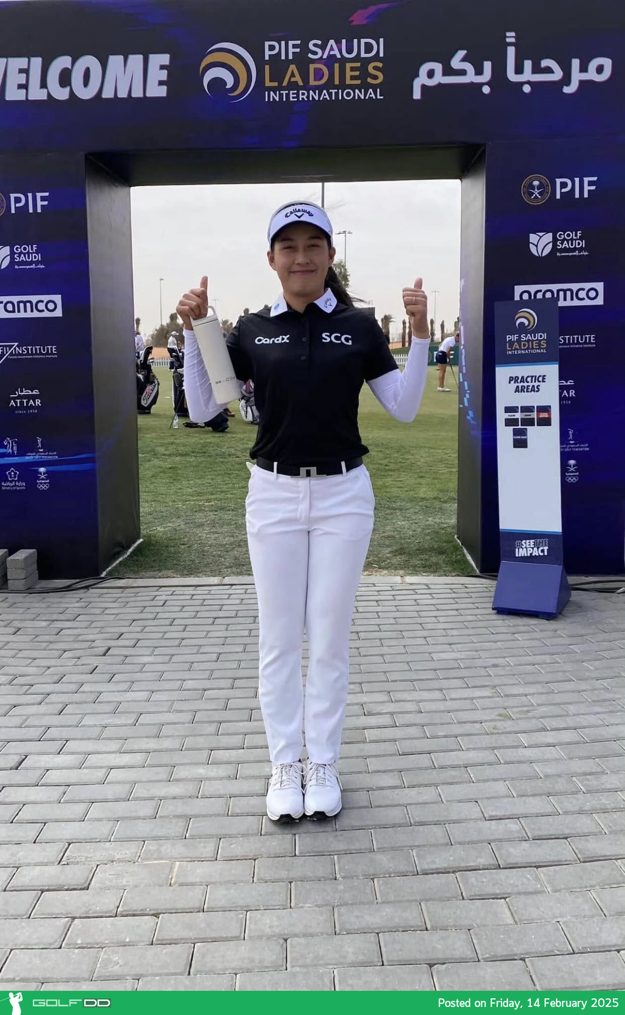 "โปรจีน" อาฒยา ฐิติกุล เปิดรอบแรกฟอร์มดี อันดับที่ 4 ร่วมศึก PIF Saudi Ladies International 2025