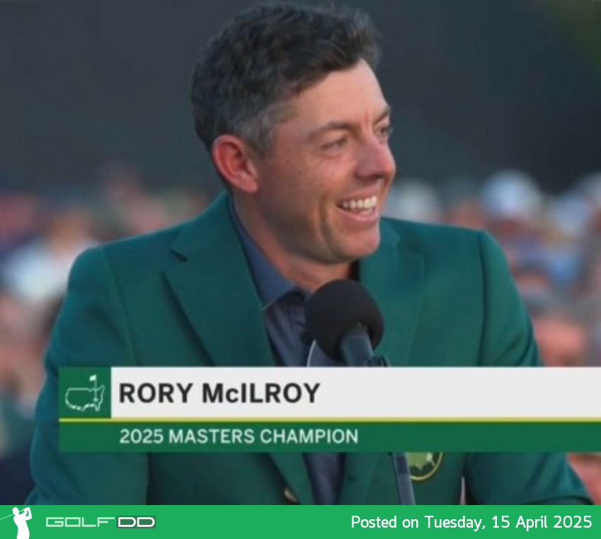 ขอแสดงความยินดีกับ รอรี แม็คอิลรอย คว้าแชมป์ The Masters 2025 พร้อมสร้างประวัติศาสตร์ “แกรนด์สแลม”