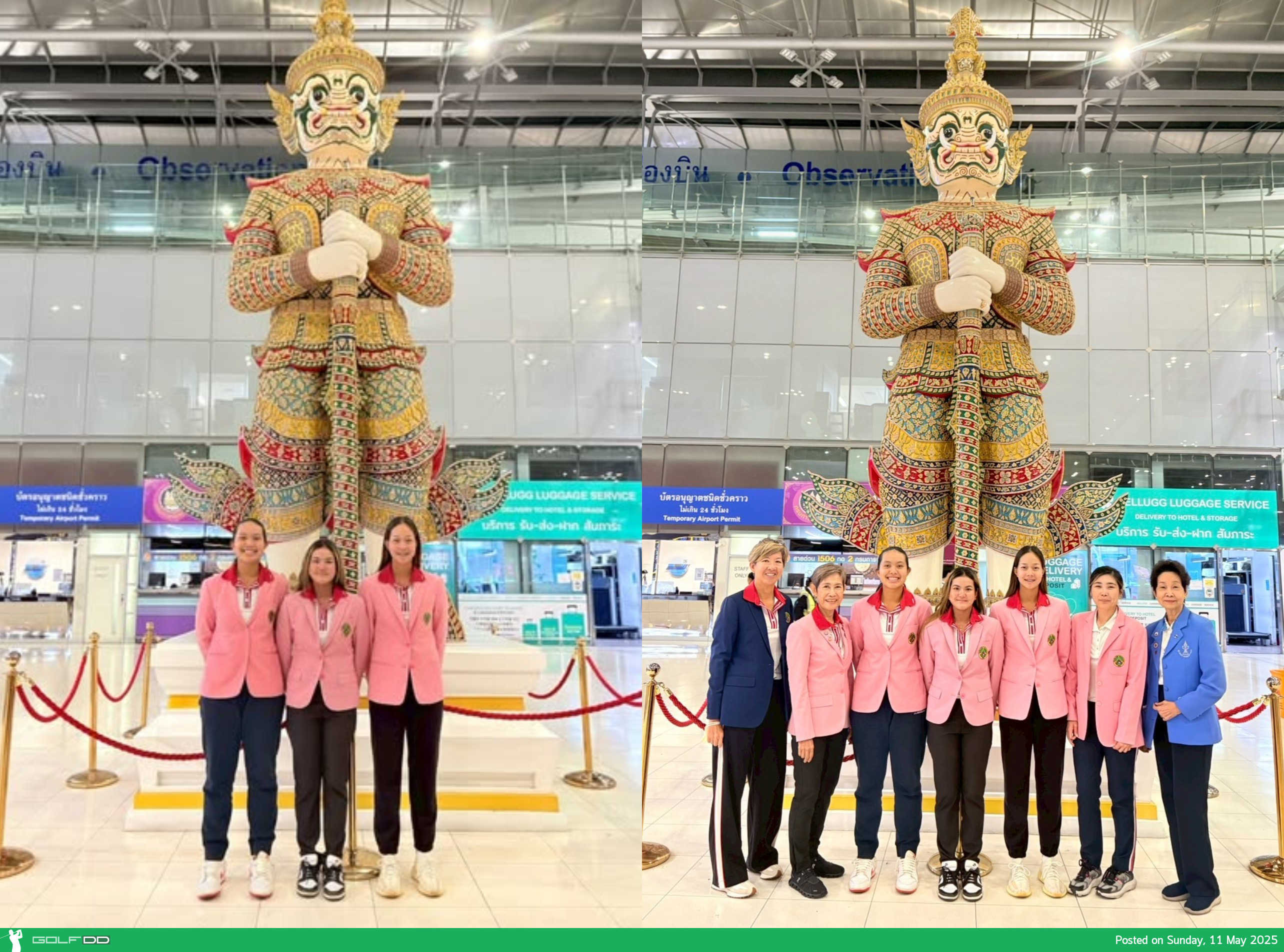 ร่วมส่งแรงใจเชียร์ทีมนักกอล์ฟสาวไทย ลุยศึก "ควีนสิริกิติ์ คัพ" ครั้งที่ 45 ณ ประเทศญี่ปุ่น