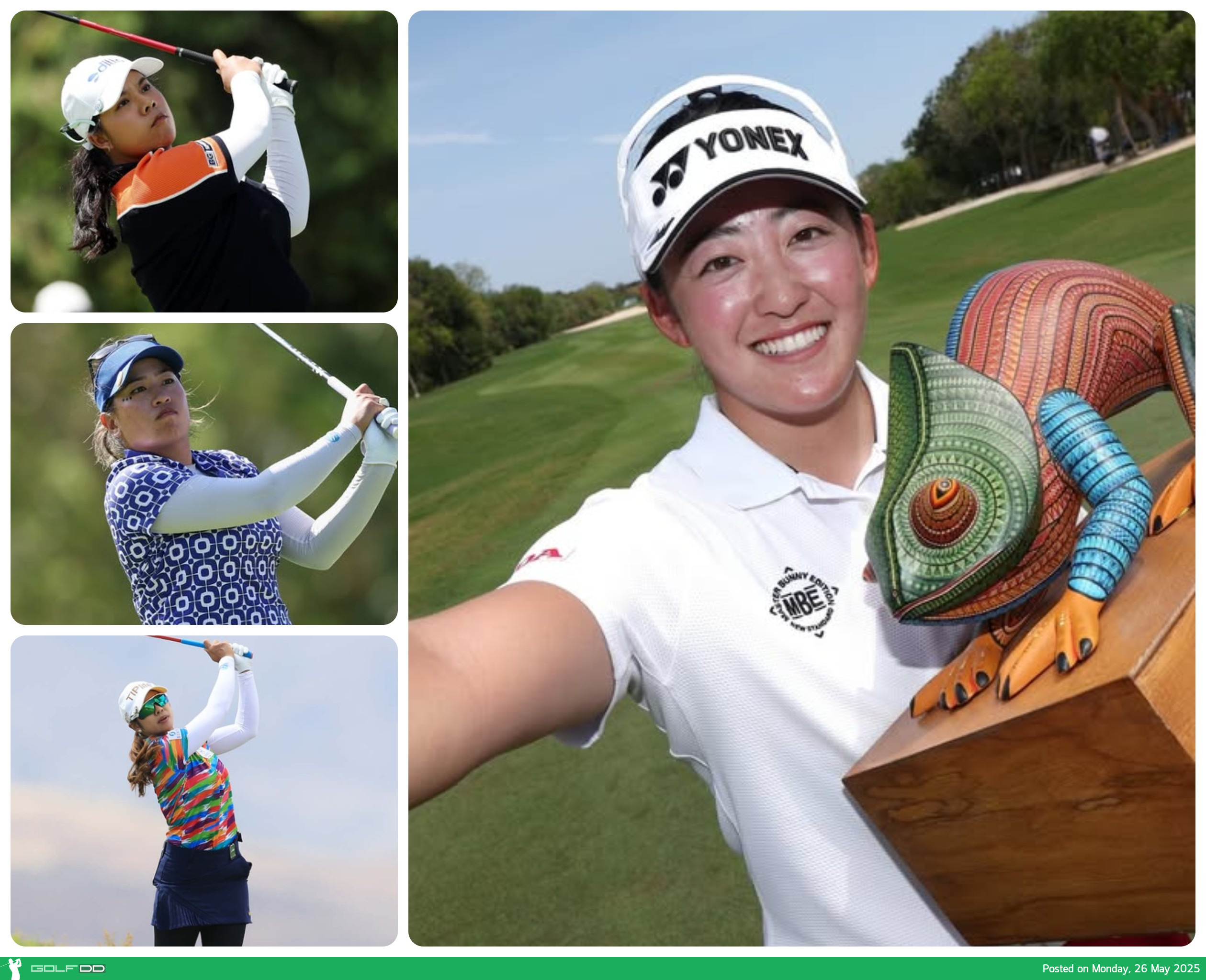 เปียโนT9 ดีสุดสาวไทย! “ชิชาโตะ อิวาอิ” ผงาดคว้าแชมป์แรก LPGA รายการ Riviera Maya Open 2025