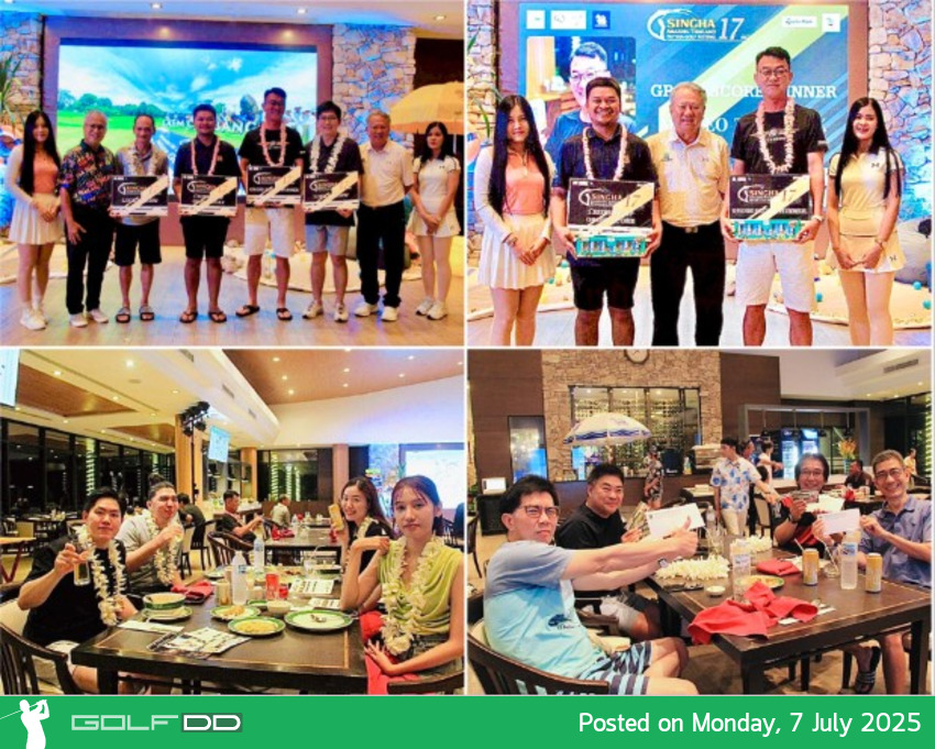 “Singha Amazing Thailand Pattaya Golf Festival 2025” รอบคัดเลือกแมตช์ที่ 2 ปิดฉากสุดประทับใจที่แหลมฉบังฯ