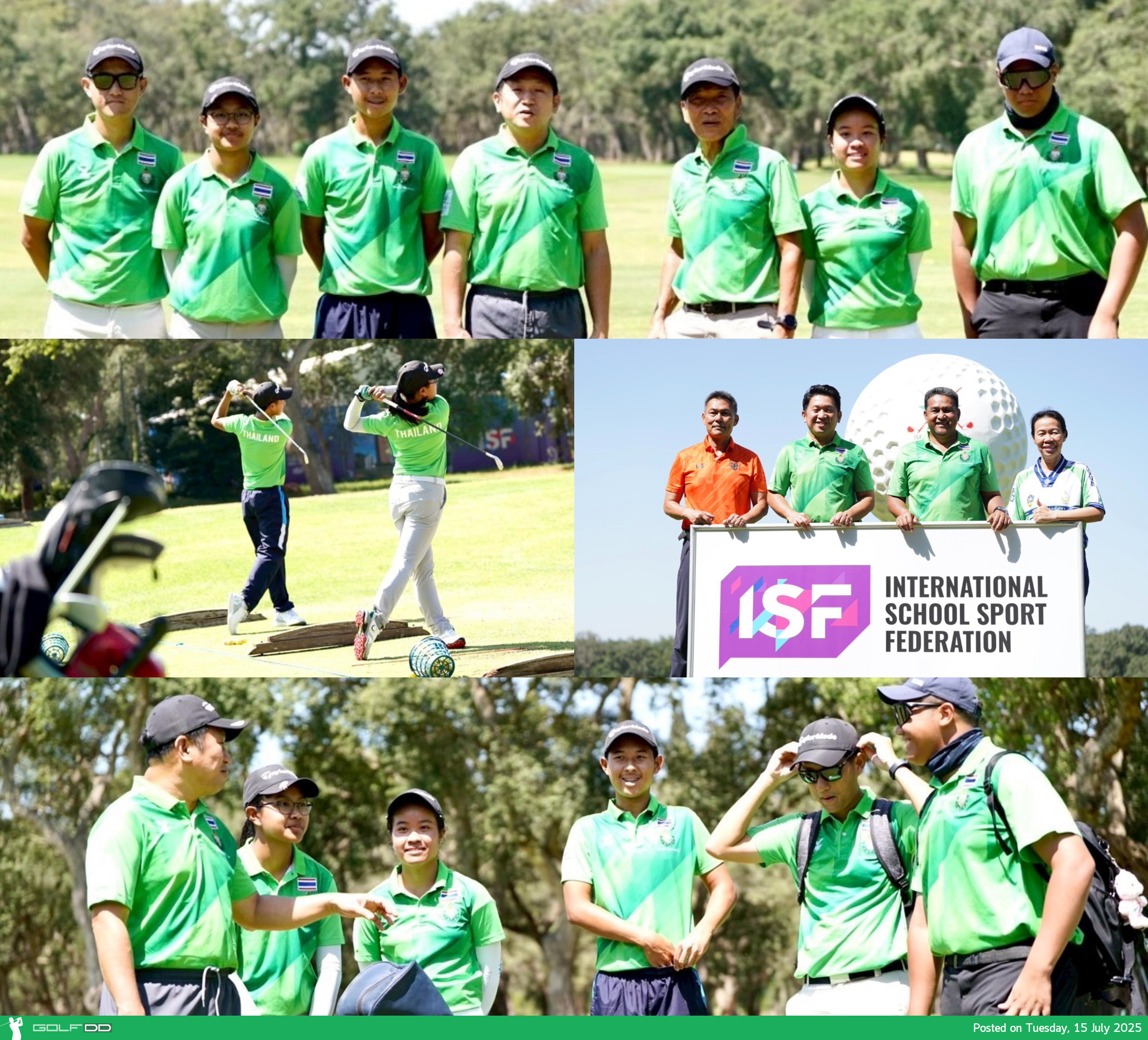 ทีมกอล์ฟนักเรียนไทยลงซ้อมสนามจริง! พร้อมลุยศึกกอล์ฟชิงแชมป์โรงเรียนโลก 2025 ที่โมร็อกโก
