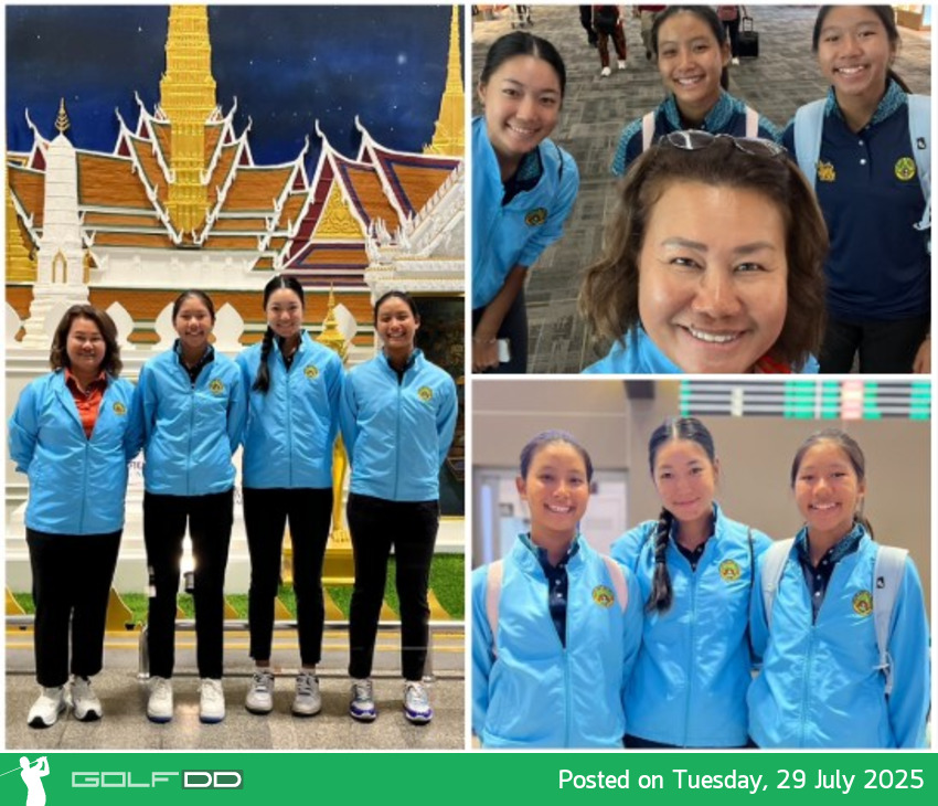 เอาใจช่วย 3 นักกอล์ฟดาวรุ่งไทย ลุยศึกสมัครเล่นนานาชาติ "39th Malaysian Ladies Amateur Open 2025" ที่มาเลเซีย