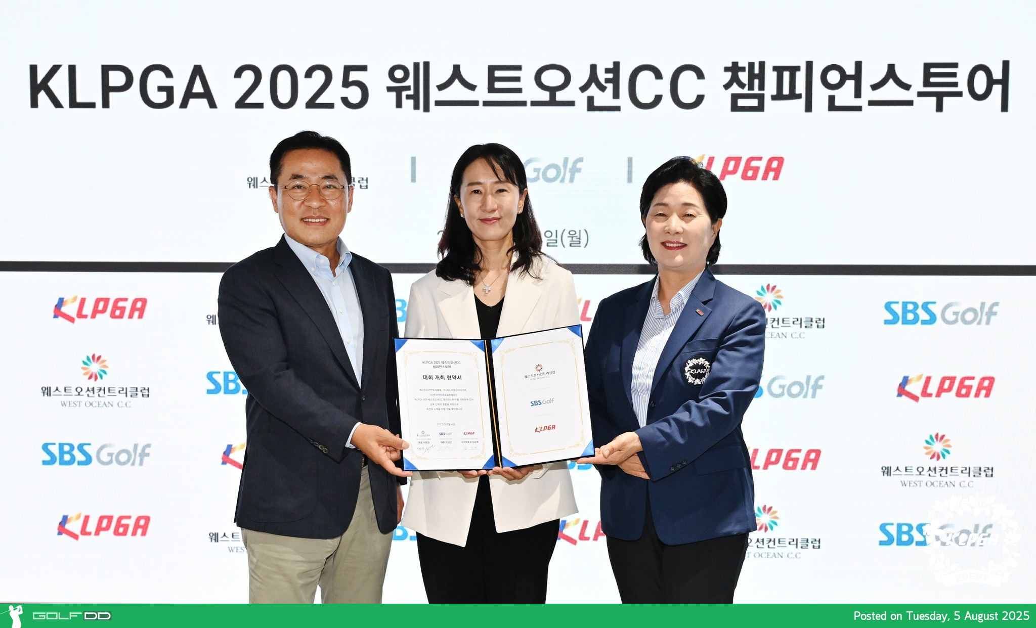 KLPGA เตรียมจัดศึกแชมเปียนส์ทัวร์ 2 สนามติดที่ West Ocean CC เดือนกันยายนนี้