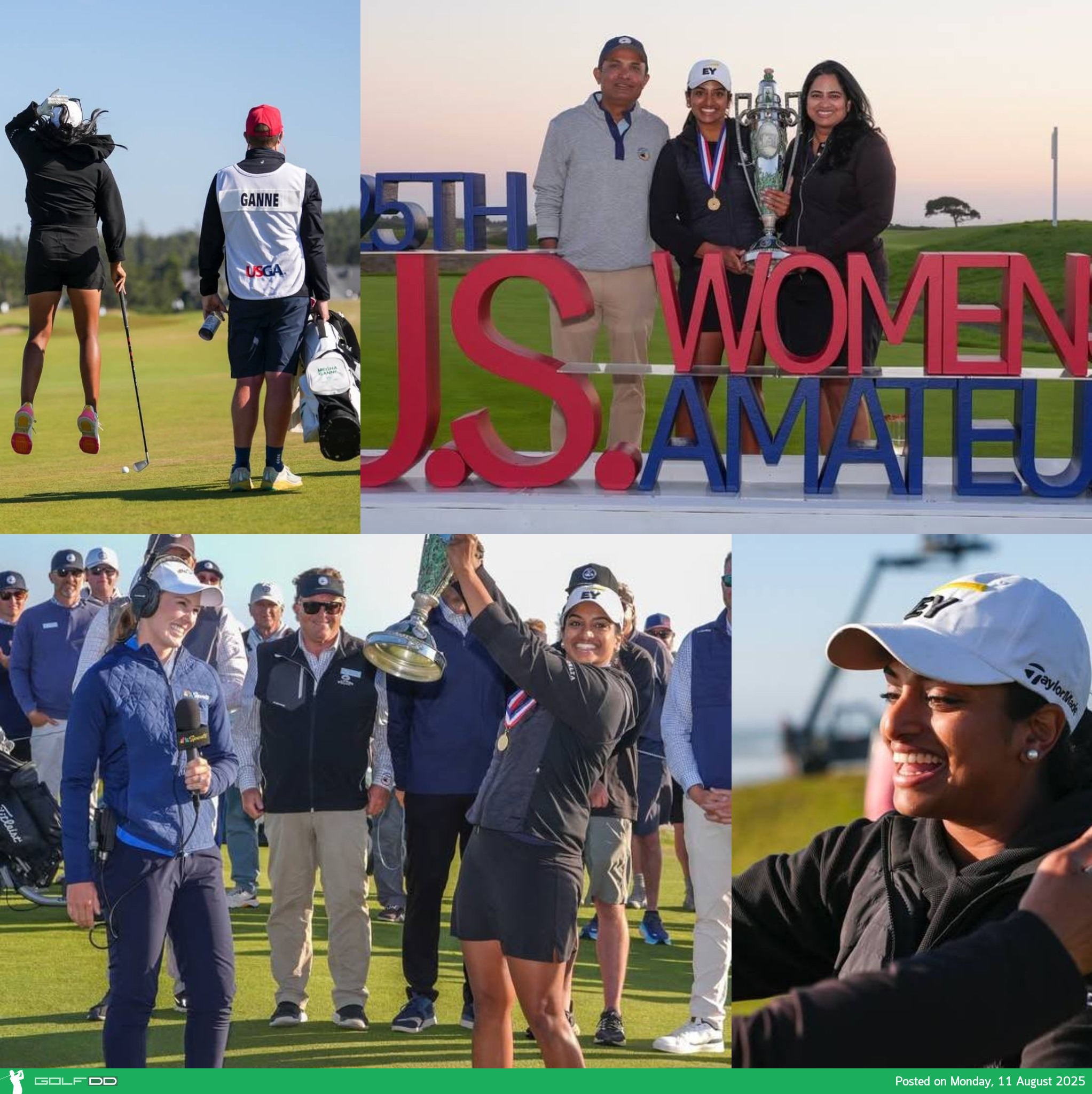 เมฆา กัณฑ์ ผงาดแชมป์ U.S. Women’s Amateur 2025 คว้าตั๋วลุยเมเจอร์ปีหน้า 