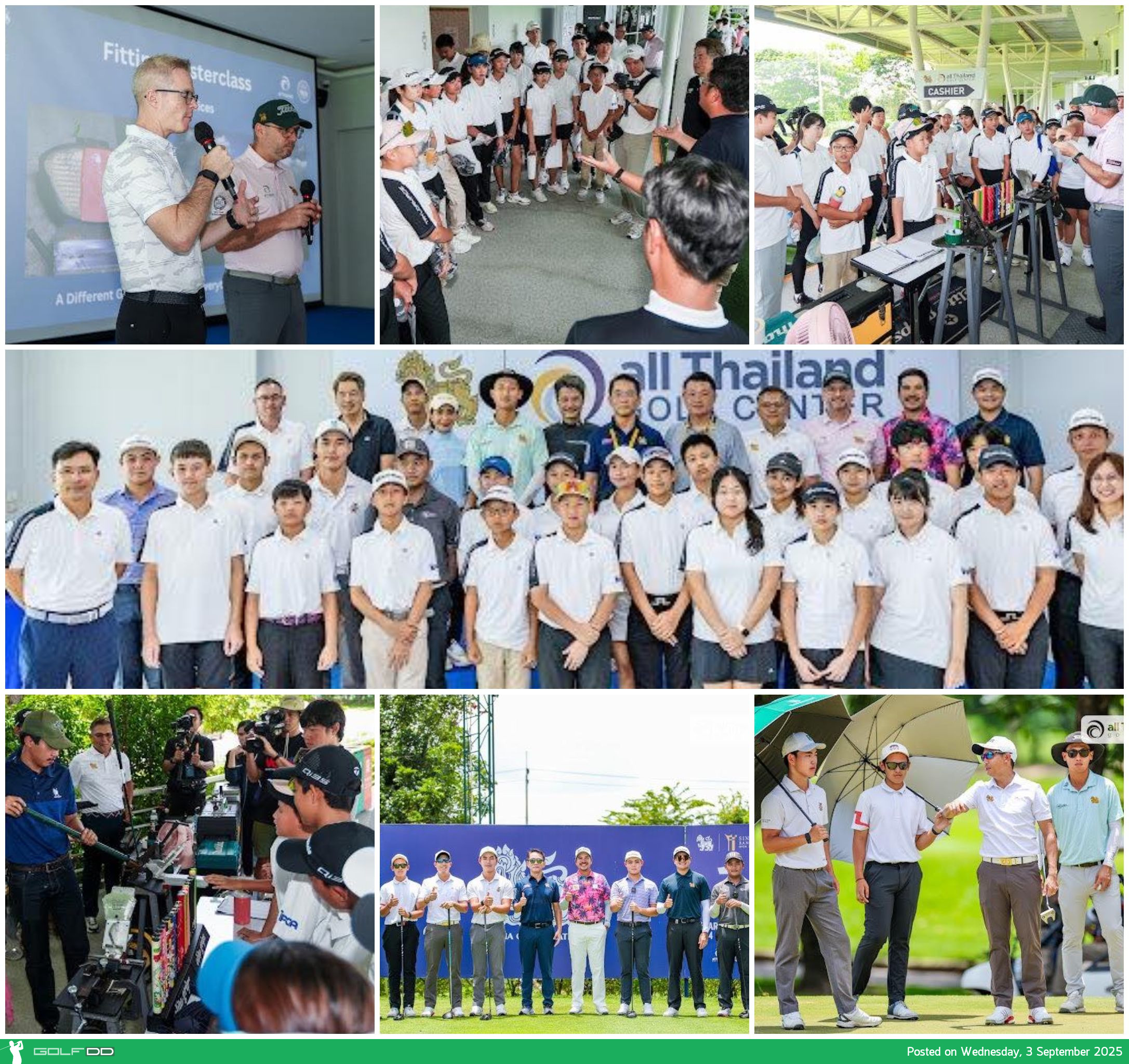 ออลไทยแลนด์กอล์ฟทัวร์จัด National Team Golf Training และ International Student Golf Challenge จุดประกายเยาวชนรุ่นใหม่