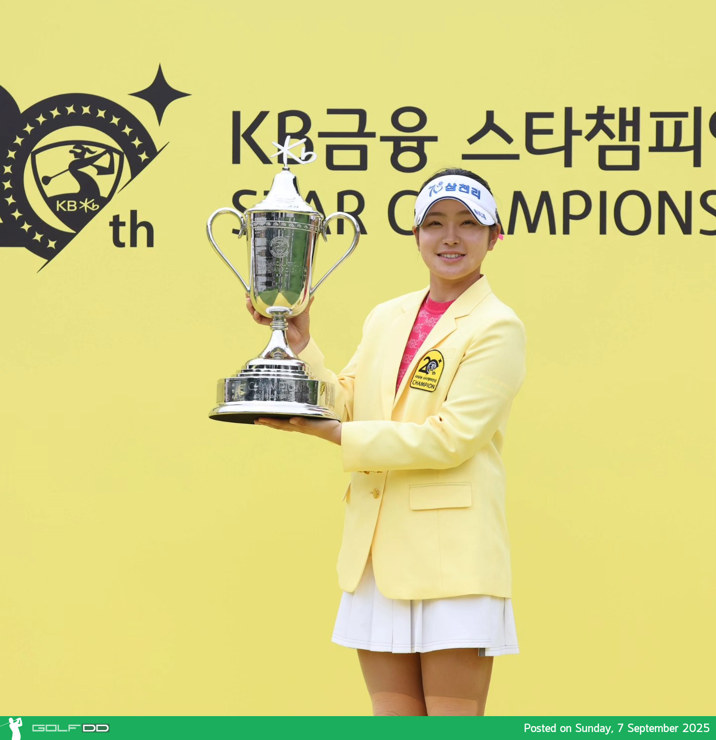 ยู ฮยอนโจ ป้องกันแชมป์สำเร็จ ซิวแชมป์เมเจอร์ 'KB Finance Star Championship