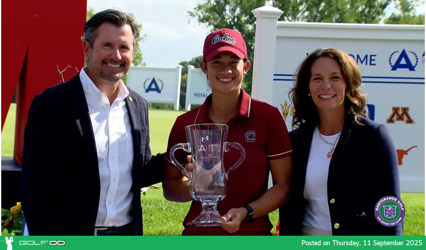 “แพงกี้-แอลล่า” คว้าแชมป์ร่วม The ANNIKA Intercollegiate คว้าโทรฟี่บุคคล NCAA D-1 รายการที่ 2 
