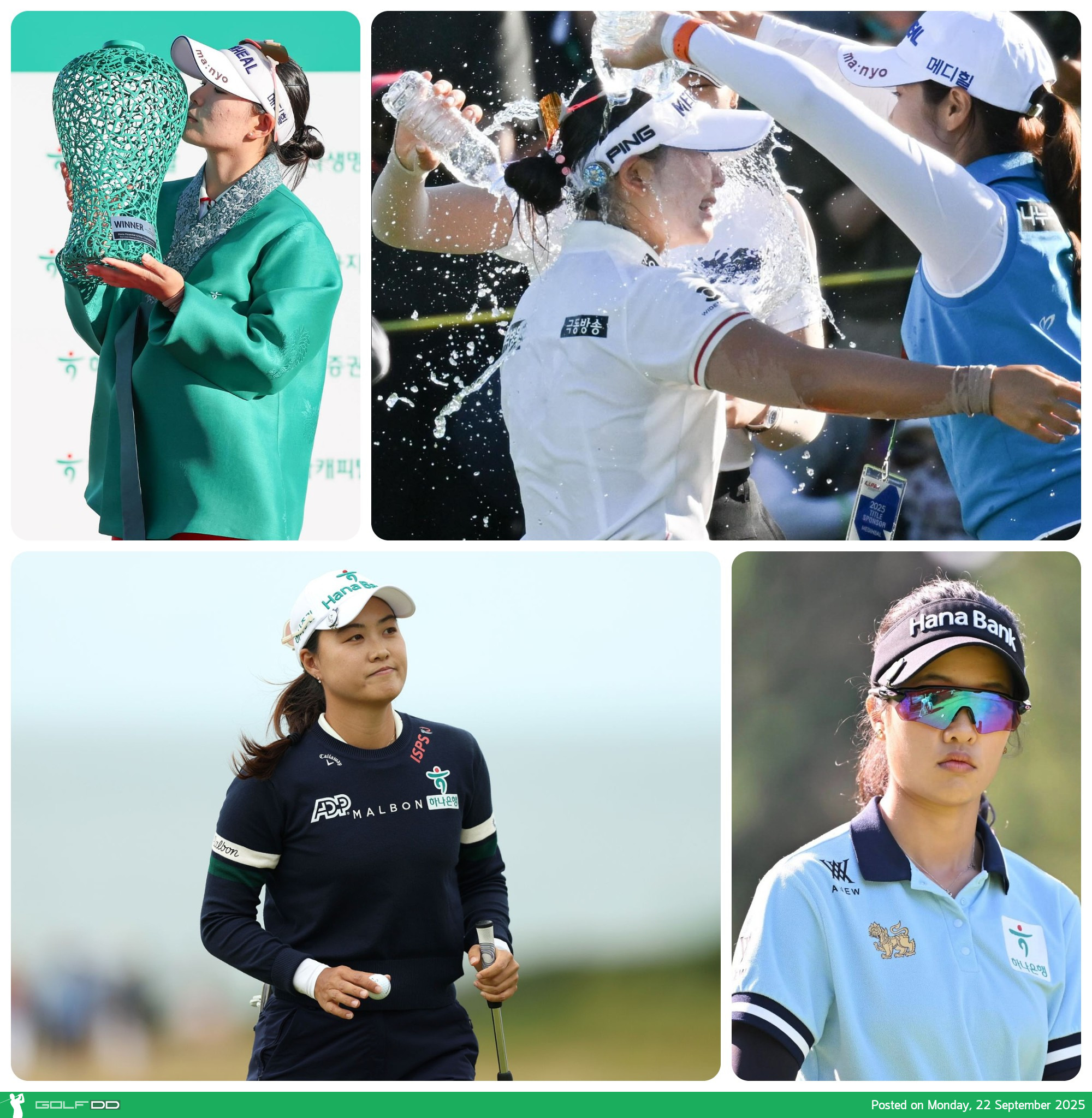 “ลี ดา-ยอน” ผงาดเพลย์ออฟคว้าแชมป์ Hana Financial Group Championship 2025 – “จารวี & มินจี” ซิวแชมป์ทีม