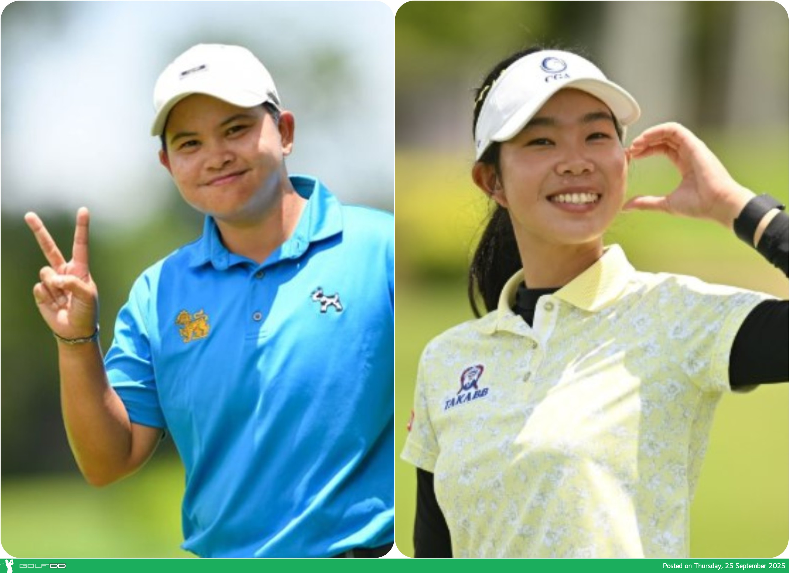 สองโปรสาวไทย “อาโป–พีเค” ฟอร์มร้อน! นำร่วมรอบแรก Kenda Tire TLPGA Open ที่ไต้หวัน 