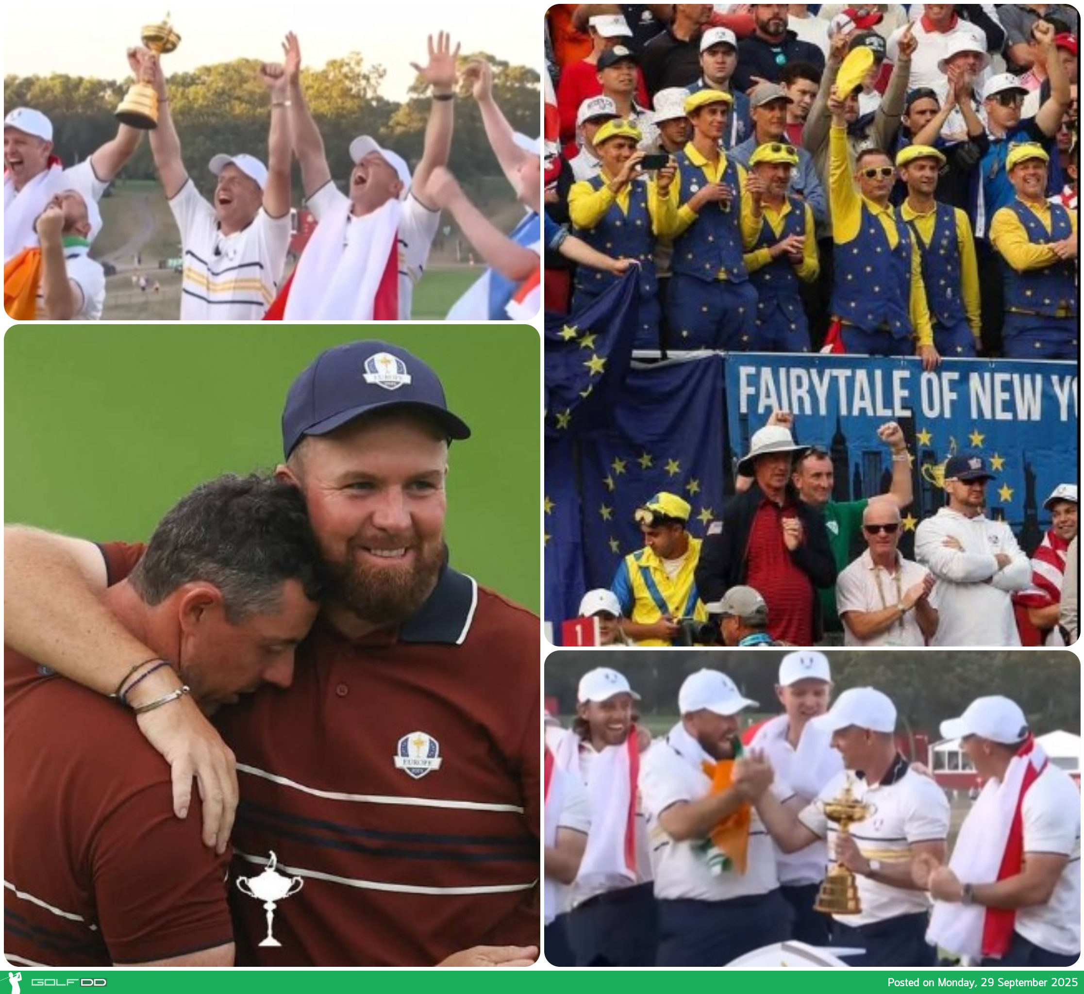 ทีมกอล์ฟยุโรปสร้างประวัติศาสตร์ คว้าแชมป์ Ryder Cup 2025 ด้วยชัยชนะเหนือทีมสหรัฐอเมริกา 