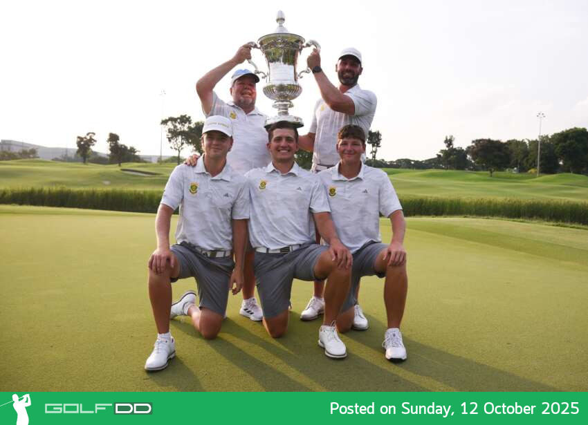 ทีมไทยจบอันดับ 7 ร่วม ศึก “Eisenhower Trophy 2025” – แอฟริกาใต้สร้างประวัติศาสตร์คว้าแชมป์โลกสมัครเล่นครั้งแรก 