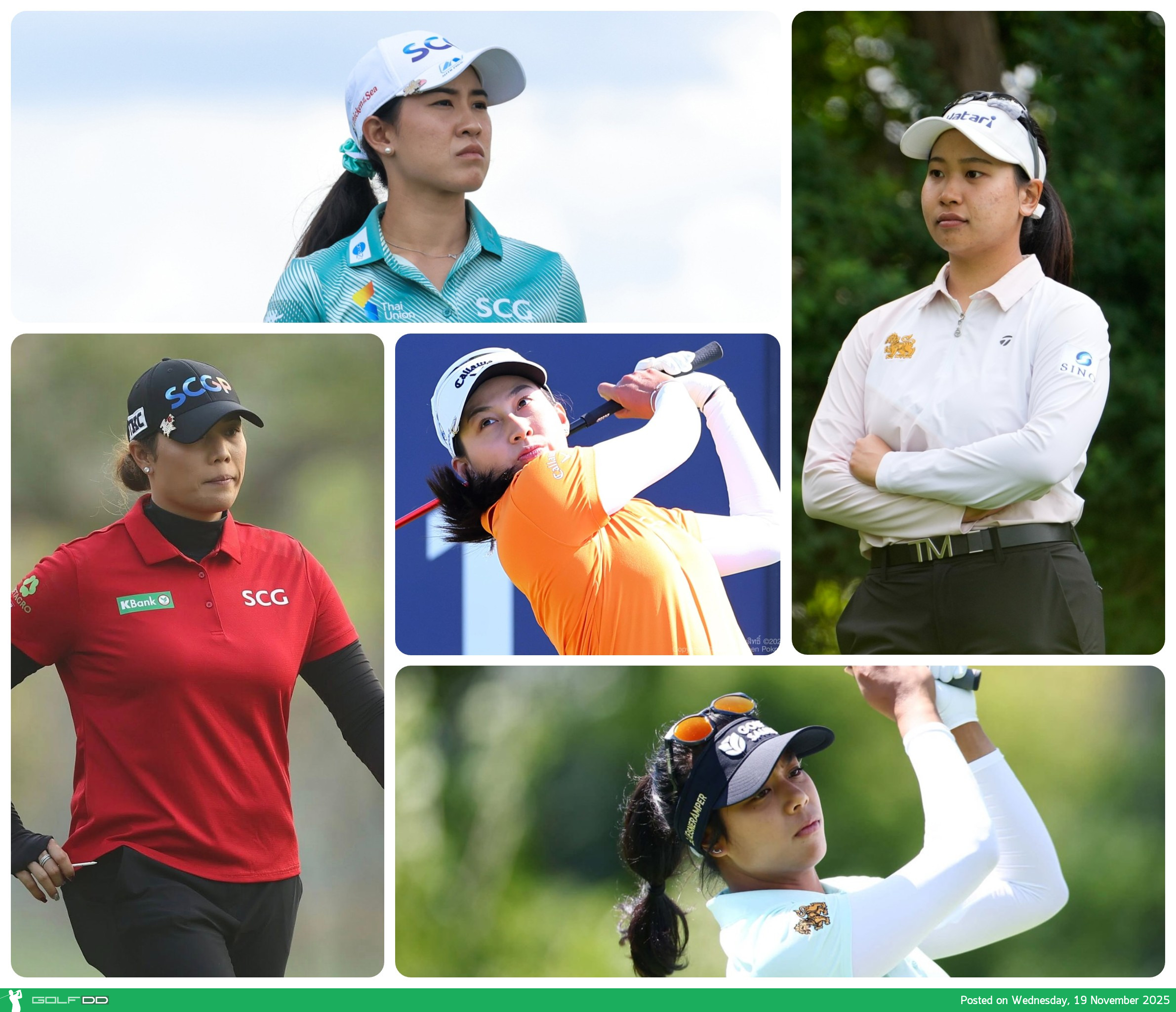 จีโน่นำทัพ! 5 สาวไทยล่าโทรฟีใหญ่ปิดฤดูกาล LPGA 2025 ในศึก CME Group Tour Championship 