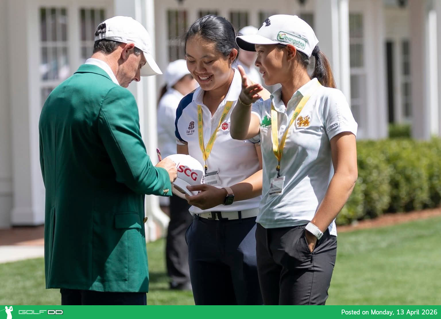 วันออน–ปริม ปลื้มใกล้ชิด McIlroy ไม่พลาดขอลายเซ็นแชมป์มาสเตอร์ส เก็บแรงบันดาลใจระดับโลก 