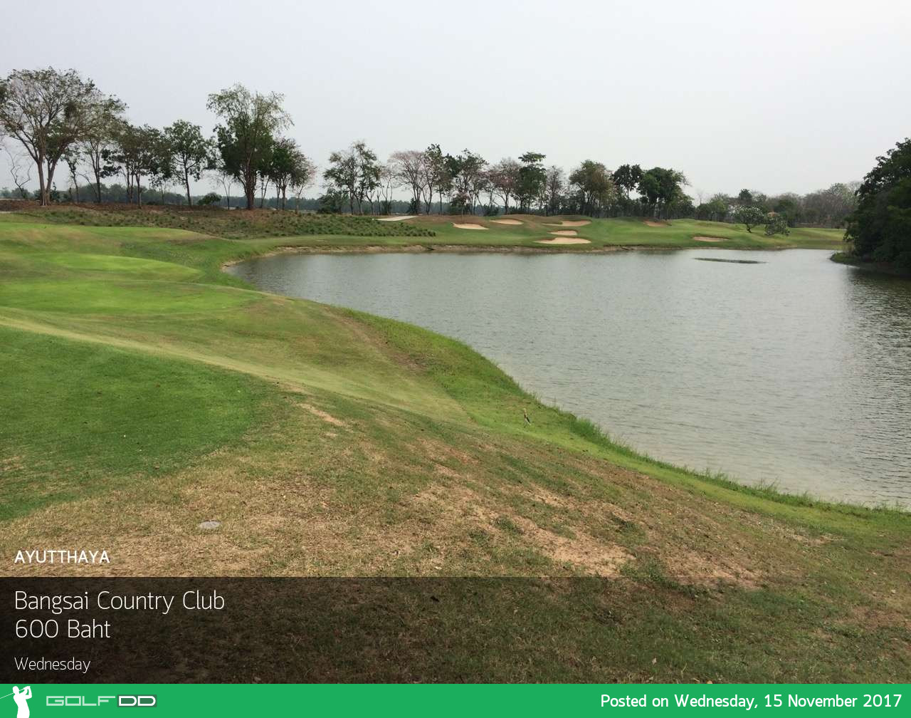 Bangsai Country Club - ตีกอล์ฟสนามนี้ กรีนฟี แคดดี้ ยังไม่ถึง พันบาท 