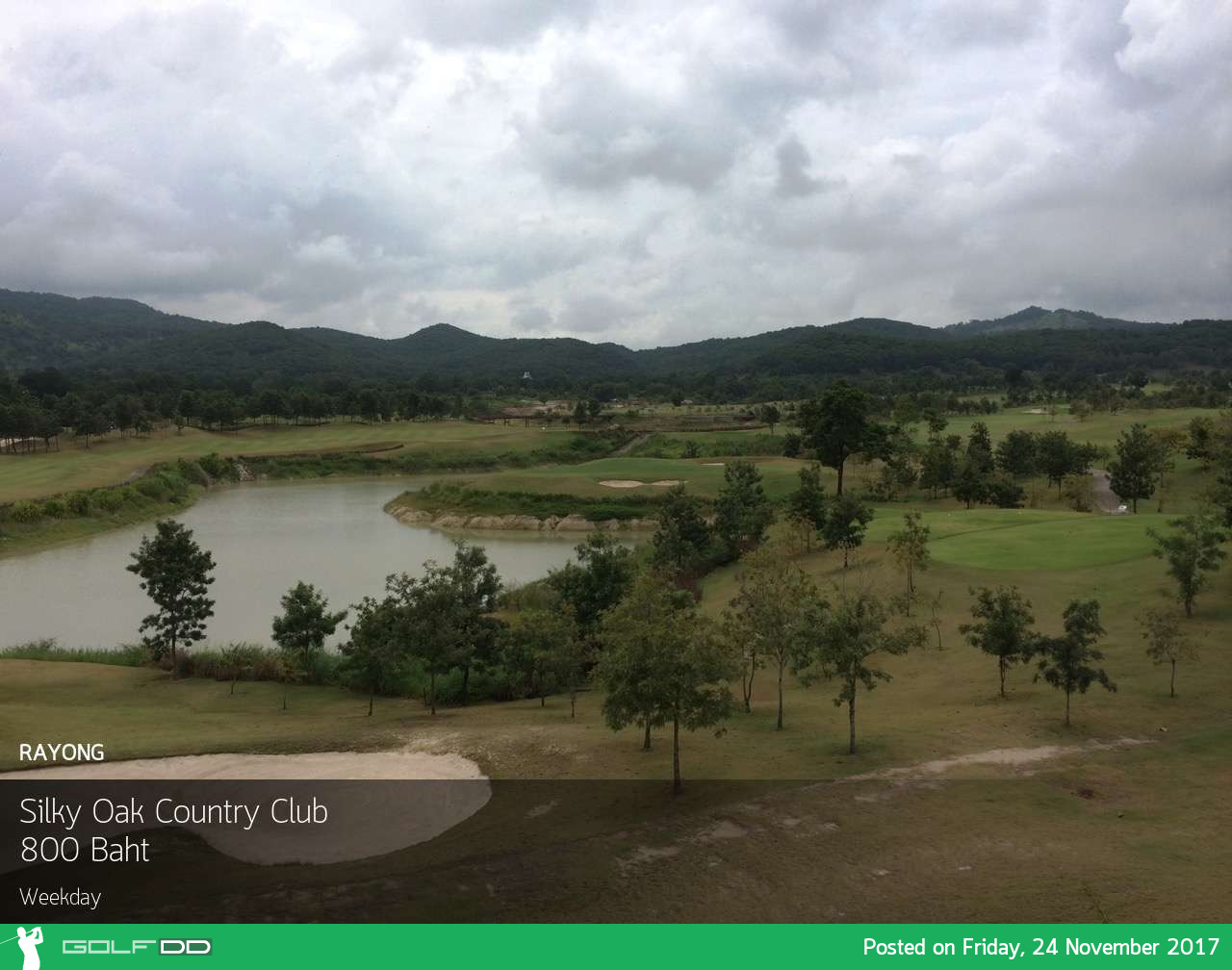 Silky Oak Country Club - สนามน่าออกรอบย่านชลบุรี เลยเอาท์ คุณภาพ กรีนฟี ไม่ถึงพัน วันธรรมดา