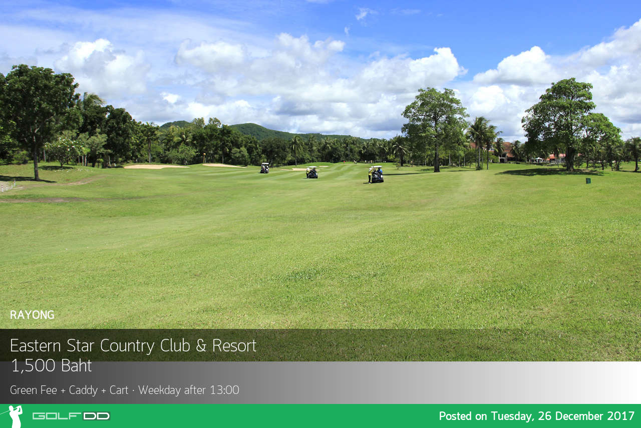 Eastern Star Golf Club - สนามกอล์ฟกรีนสุด ทริ๊คกี้ คอนดิชั่นสนามอัพเดท เมื่อวาน สนุกสุดๆๆ