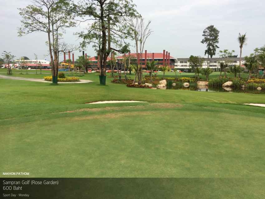 Sampran Golf (Rose Garden) เข้าโค้งสุดท้ายสำหรับเดือนนี้ กับราคา Sport Day 