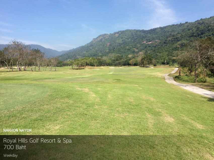 ตีกอล์ฟในหุบเขา อย่าง Royal Hills  สนามซึ่งทั้งยาก กรีนยก ต้องใช้ฝีมือ ล้วนๆเพื่อเอาชนะอุปสรรค 