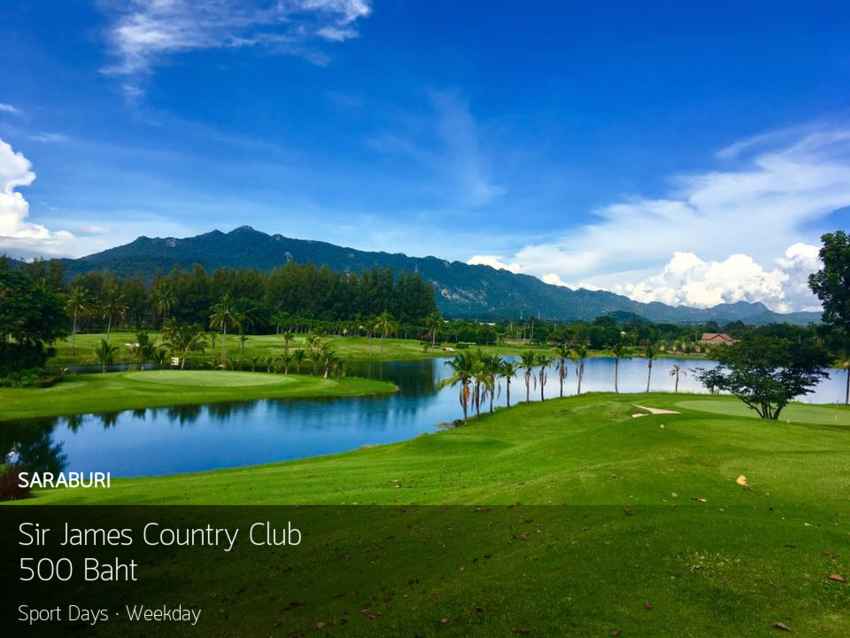เที่ยววันหยุด ก่อนกลับ ออกรอบที่ Sir James Country Club สระบุรี 
