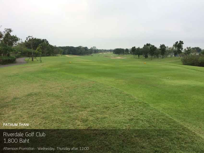 ออกรอบรับวันหยุดชดเชยใกล้กรุงเทพฯ ที่ Riverdale Golf Club ปทุมธานี 