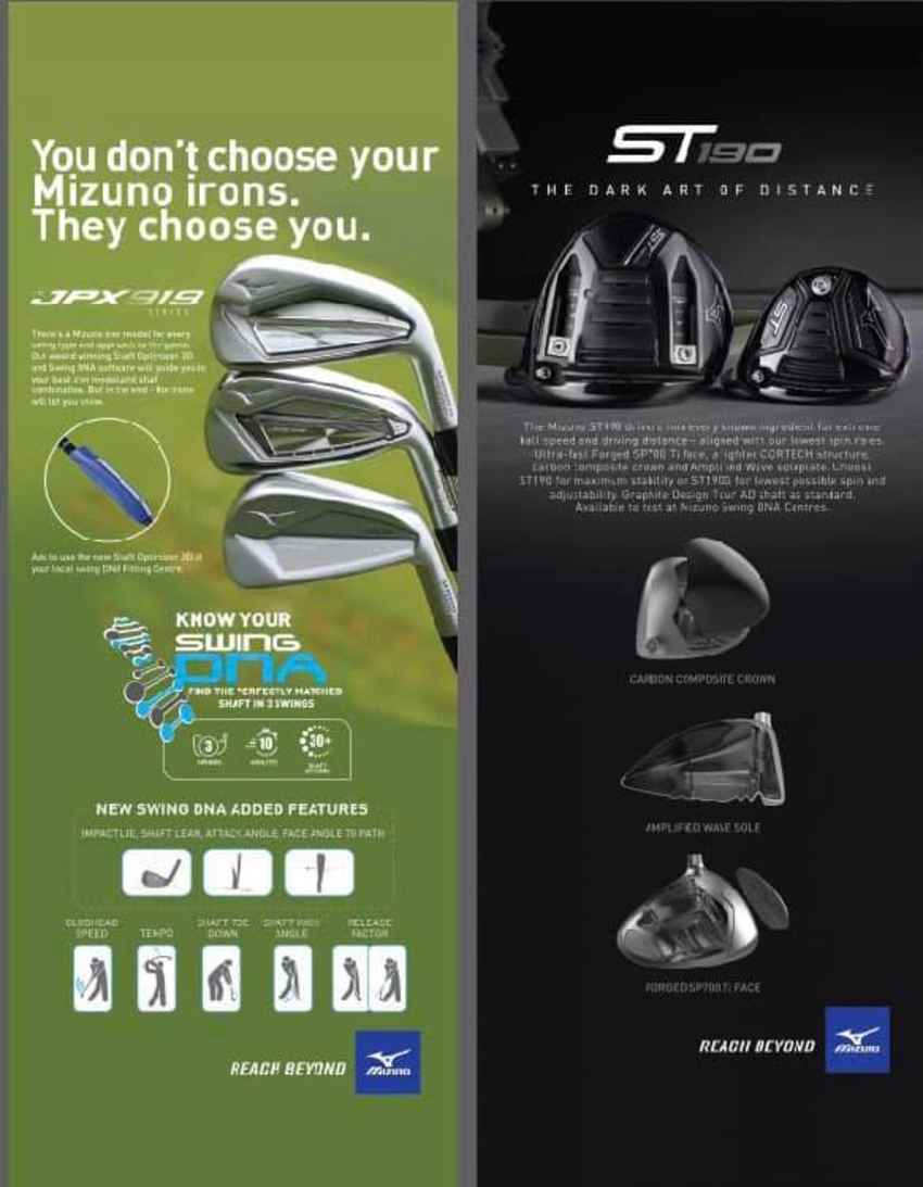 แค่ได้ลอง Mizuno ST 190 , เหล็ก JPX919 วันนี้ีมีโอกาสรับฟรี วอชเชอร์สนามกอล์ฟ ถึงสามสนาม ด้วย 