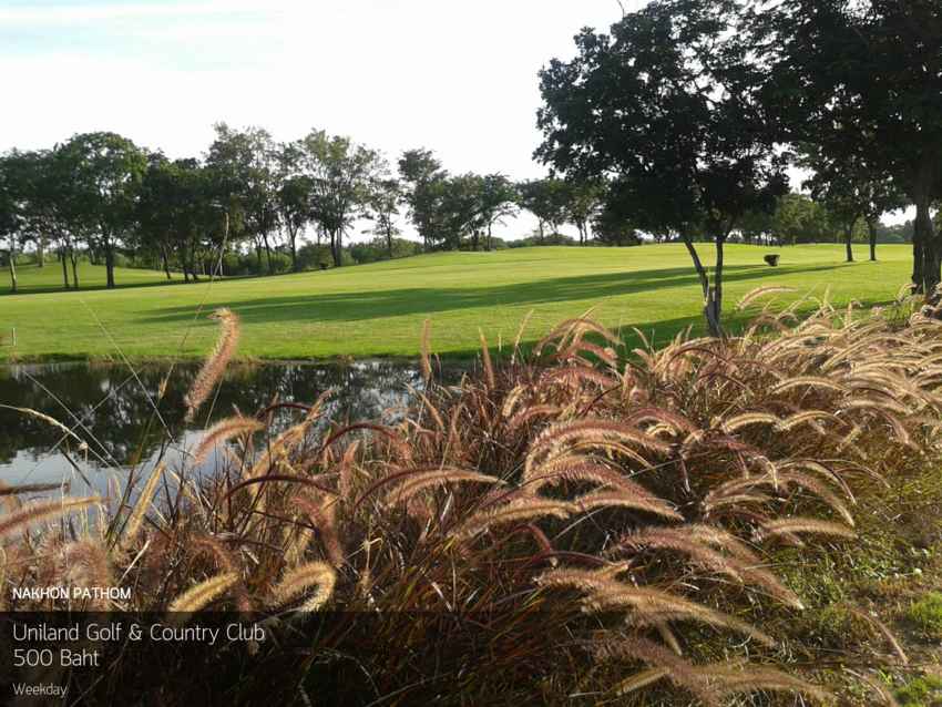 โปรลด 70% อ่านไม่ผิด ลด 70% ที่ Uniland Golf and Resort นครปฐม จองผ่าน Golfdd จ่ายหน้าสนามได้เลย 