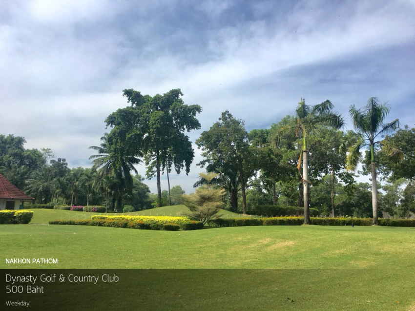 รีบเลย โปรลด 41% ออกรอบแค่ 1,000 บาท ที่ Dynasty Golf and Country Club นครปฐม จองผ่าน Golfdd จ่ายหน้าสนามได้เลย 
