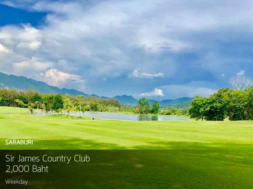 โปรลดสุดติ่งกระดิ่งแมว ลด 75% ที่ Sir James Country Club สระบุรี พร้อมจองผ่าน golfdd จ่ายเงินที่สนามได้เลย 