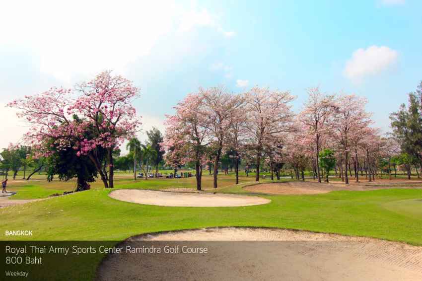 ออกรอบบนพื้นที่สีเขียวใจกลางกรุง เชิญที่ Royal Thai Army Sports Center Ramindra Golf Course พร้อม Booking Teetime กับ golfdd จ่ายเงินที่สนามได้เลย 