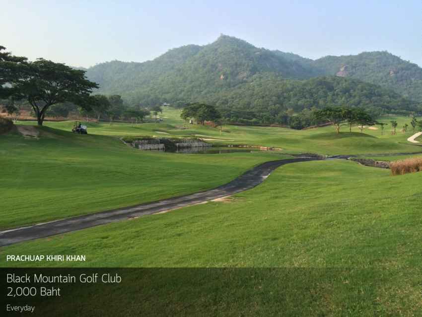 วันหยุด จัดไป ถูกใจสิ่งนี้ที่ Black Mountain Golf Club หัวหิน เชิญ Booking Teetime กับ golfdd จ่ายเงินที่สนามได้เลย 