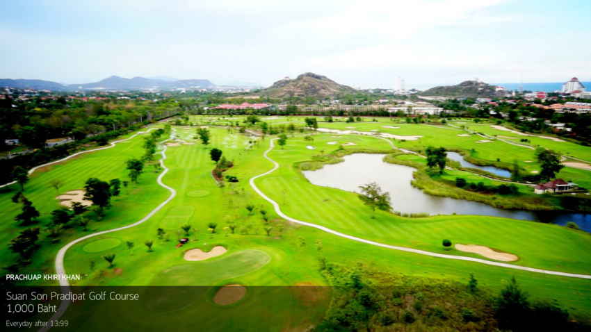 ออกรอบชิมบรรยากาศสนามกอล์ฟติดทะเล Seapine Golf Club สวนสนประดิพัทธ์ 