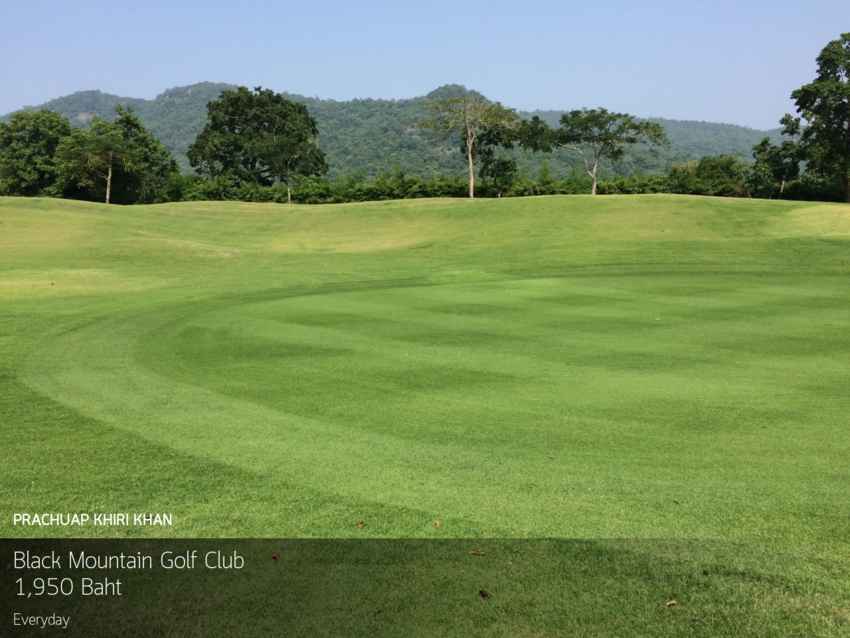 สนามสวยวิวดีบรรยากาศสบายๆ ประจำจังหวัดประจวบคีรีขันธ์  Black Mountain Golf Club อัพเดทราคาแล้ว 