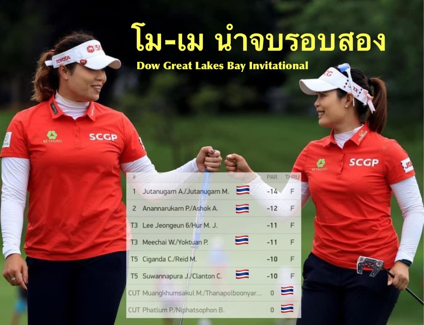 ธงไทยในรายการ LPGA บนลีดเดอร์บอร์ดครั้งนี้ไม่แพ้ชาติใด 