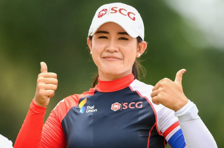 “เมียว” #ปาจรีย์ อนันต์นฤการ  มือ 113 ของโลก ตีรอบแรก 6 อันเดอร์ 65 จาก 6 เบอร์ดี้ กอล์ฟเมเจอร์ The Amundi Evian Championship  วันที่ 22 กรกฎาคม 