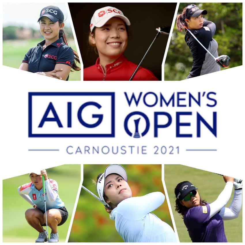 สาวไทย 6 คนจาก 11 คนผ่านการตัดตัว เข้าลุ้นแชมป์ใน AIG Women’s Open ที่สนามคาร์นุสตี้ พาร์ 72 ประเทศสกอตแลนด์ 