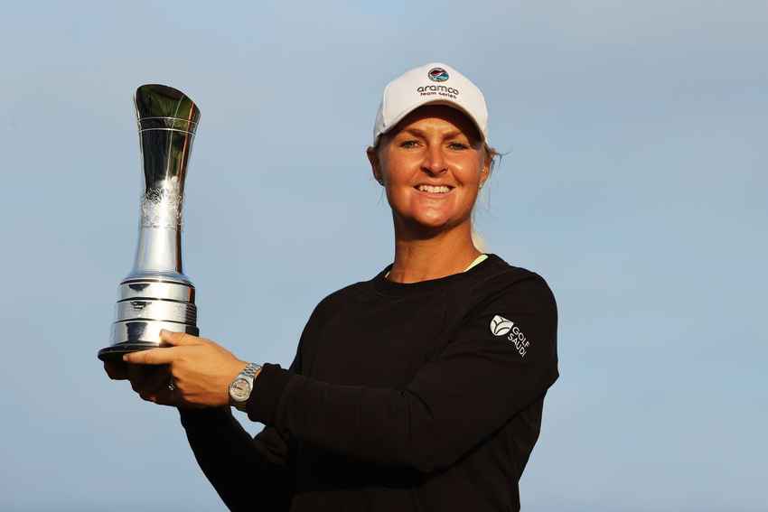 แชมป์ AIG Women's Open 2021 เป็นของแอนนา นอร์ดควิสต์ วัย 34 ปี 