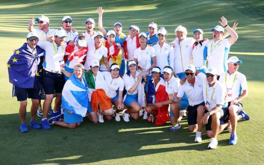 ทีมกอล์ฟหญิงยุโรปบุกคว่ำสหัฐถึงถิ่น 15-13 ป้องกันแชมป์  Solheim Cup ได้สำเร็จ 