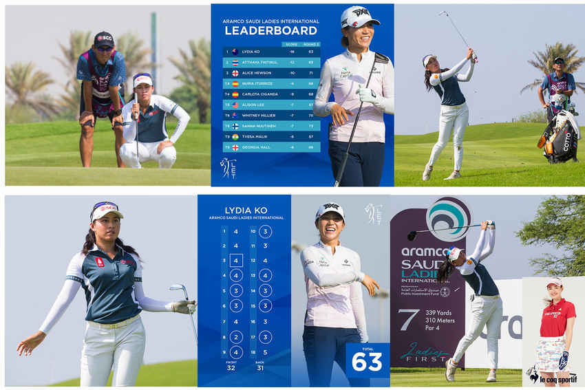 "อัพเดทผลงานนักกอล์ฟไทย รอบที่ 3 Ladies European Tour รายการ Aramco Saudi Ladies International ณ.สนาม Royal Greens Golf & Country Club ประเทศส Saudi Arabia ชิงเงินรางวัลรวม 1,000,000 USD" 