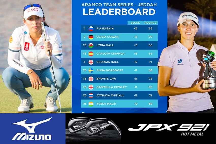 “จีโน่” อาฒยา ฐิติกุล จบอันดับ 6 ร่วมในประเภทบุคคลกอล์ฟ Aramco Team Series-Jeddah 