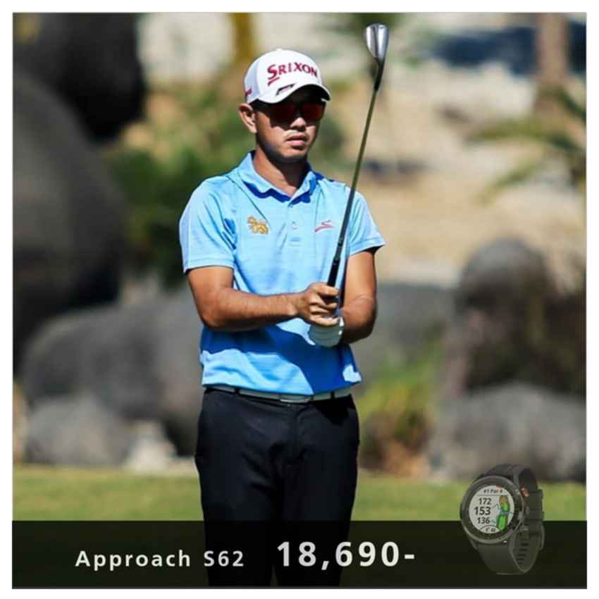 ‘เทพบดินทร์’ เร่งเครื่องเก็บ 6 เบอร์ดี้ นำรอบสอง สิงห์ ไทยแลนด์ มาสเตอร์ส 