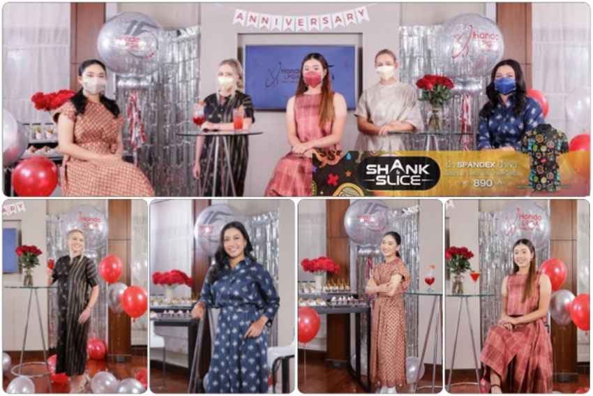 โปรสาวฮอนด้า แอลพีจีเอ ไทยแลนด์ ทั้งไทยและต่างชาติร่วมอวดโฉมและชื่นชมความงดงามของแฟชั่นผ้าไทยร่วมสมัยที่เป็นมิตรต่อสิ่งแวดล้อม 