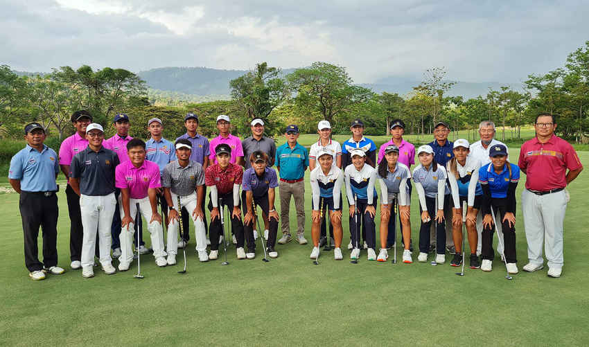 นักกอล์ฟทีมชาติไทย เข้าแคมป์เก็บตัวฝึกซ้อมเตรียมสู้ศึก ซีเกมส์และเอเชี่ยนเกมส์ ปีนี้ 
