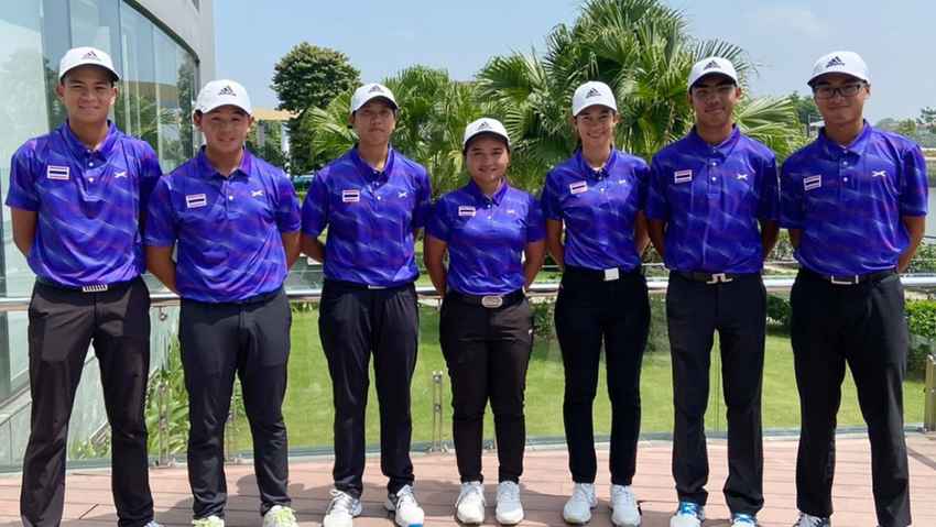 "แพงกี้" แอลล่า แกลิทสกีย์ วัย 15 ปี จากเชียงใหม่ ทำ 5 อันเดอร์ จาก 6 เบอร์ดี้ 1 โบกี้ ขึ้นนำร่วมกับ “ซิม” ณัฐกฤตา วงศ์ทวีลาภ 