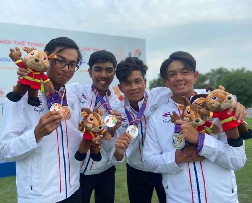 นักกอล์ฟชายทีมชาติไทย คว้า 1 เหรียญเงิน ในประเภททีม และอีก 1 เหรียญทองแดงในประเภทบุคคล 