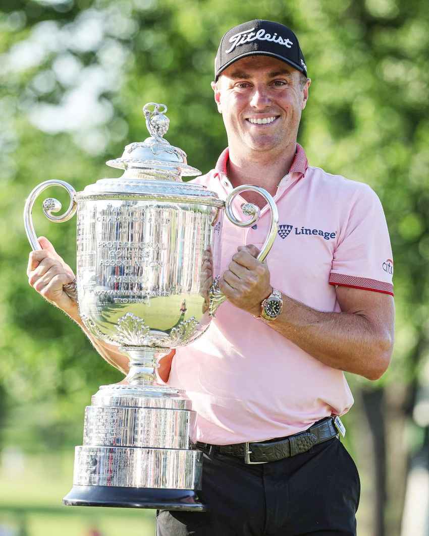 จัสติน โธมัส โปรอเมริกัน คว้าแชมป์ PGA Championship เป็นครั้งที่ 2 ด้วยการดวลเพลย์ออฟ 3 หลุม 