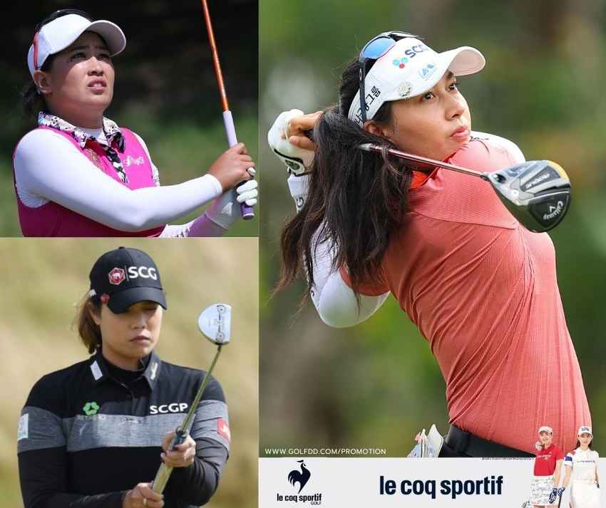 เอรียา จุฑานุกาล และ จัสมิน สุวัณณะปุระ เก็บคนละ 1 แต้ม คว้าชัยแมตช์แรก ในกอล์ฟ Bank of Hope LPGA Match-Play 