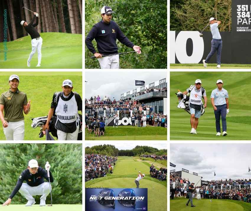 ผลงาน 4 นักกอล์ฟไทย จบรอบแรก LIV Golf International London  ที่สนาม Centurion Golf Club พาร์ 70 เมื่อวันที่ 9 มิถุนายน 2565 